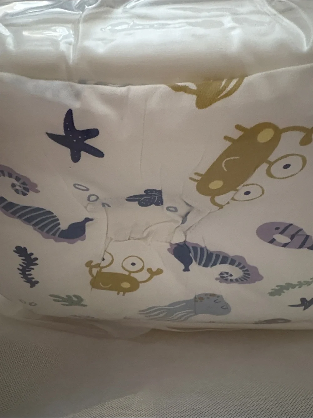 Sea Life Baby Bedding Set - Blue/White Nautical Print NWOT!